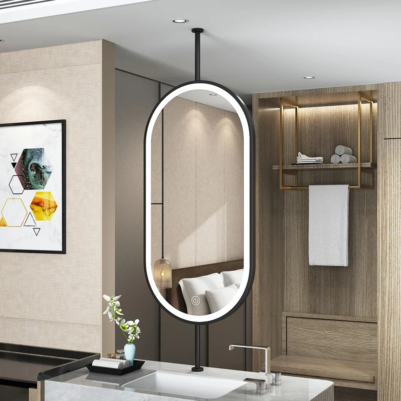 Size60x90cm Ceiling Oval Hangi - Bathroom Mirror Led recensie en prijs
