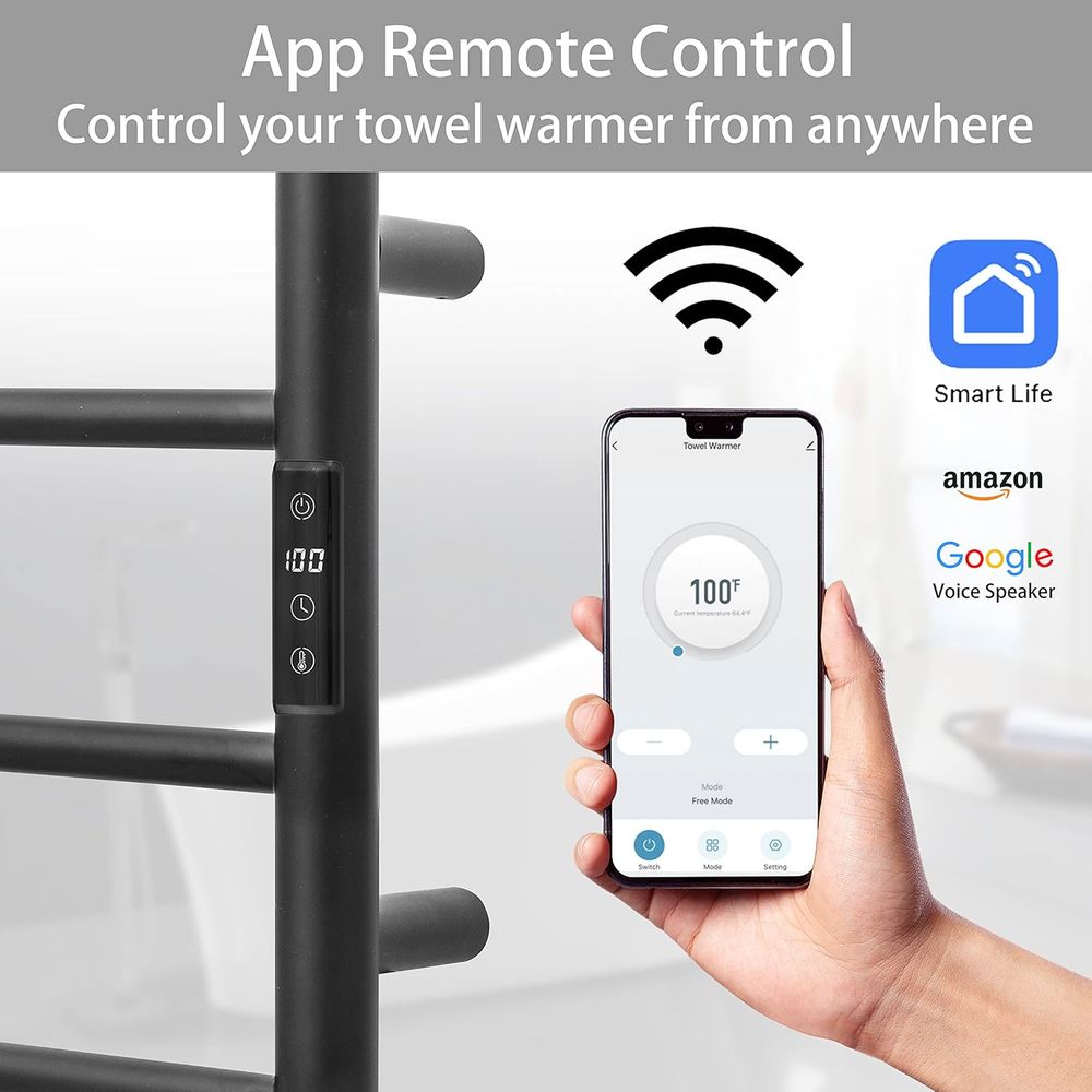 KEG Smart WiFi Towel Warmer Wa - Towel Bar Stainless recensie en prijs