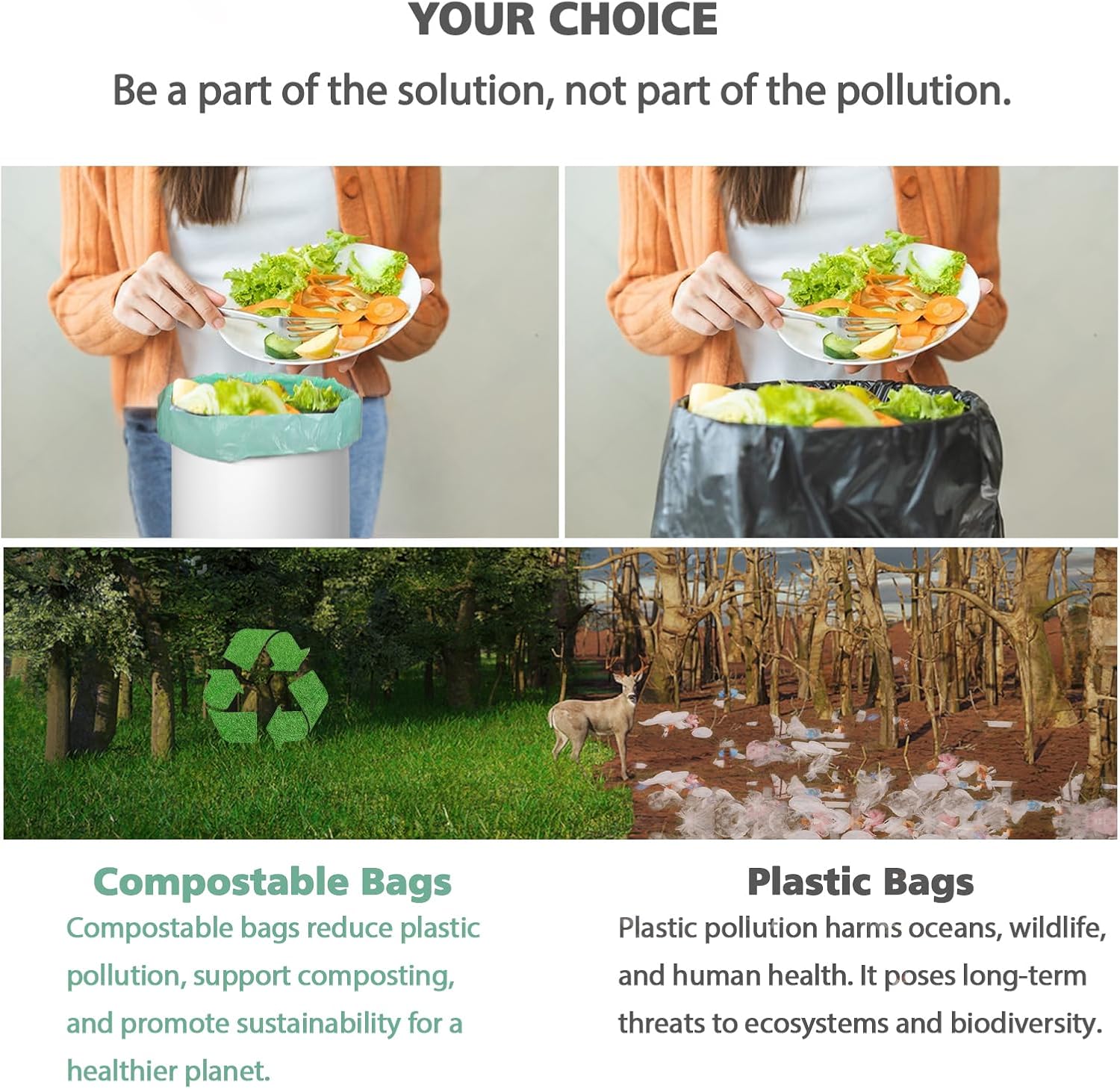 1.2 Gallon Small Trash Bags fo - Home Bathroom Trash Can recensie en prijs