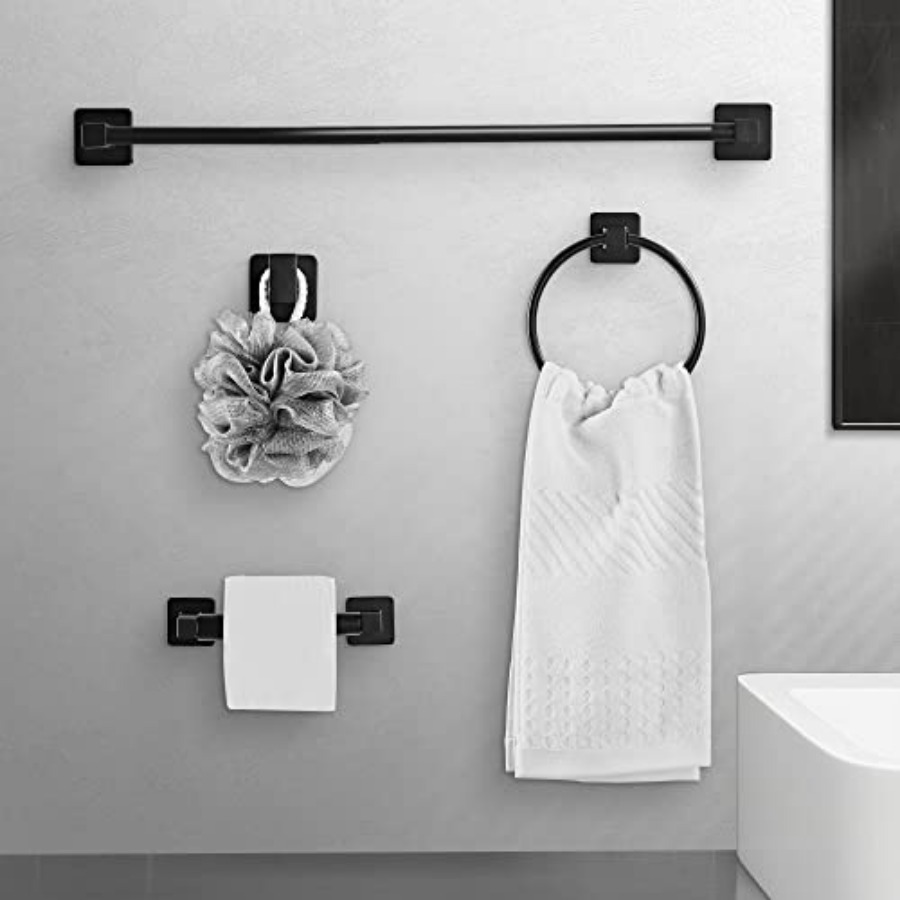 Bathroom Hardware Set 8 Pieces - Towel Bar Stainless recensie en prijs