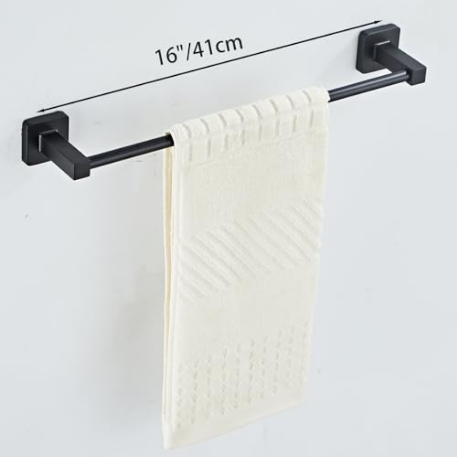 Bathroom Hardware Set 8 Pieces - Towel Bar Stainless recensie en prijs
