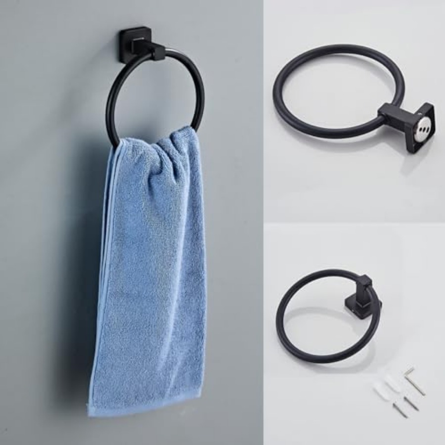 Bathroom Hardware Set 8 Pieces - Towel Bar Stainless recensie en prijs